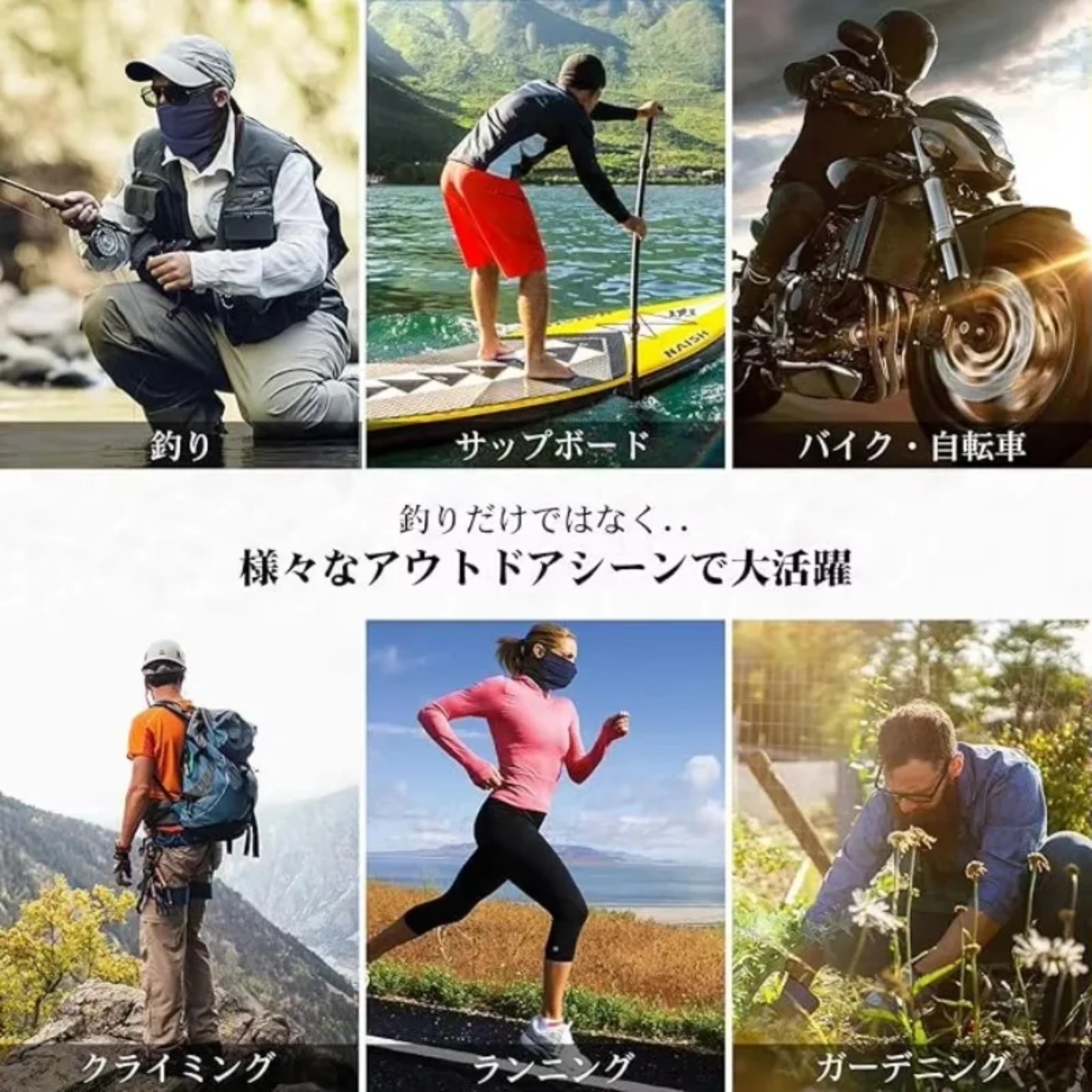 Goture UPF50+ UV Protection Co - Fishing Mask Sun Protection recension och pris