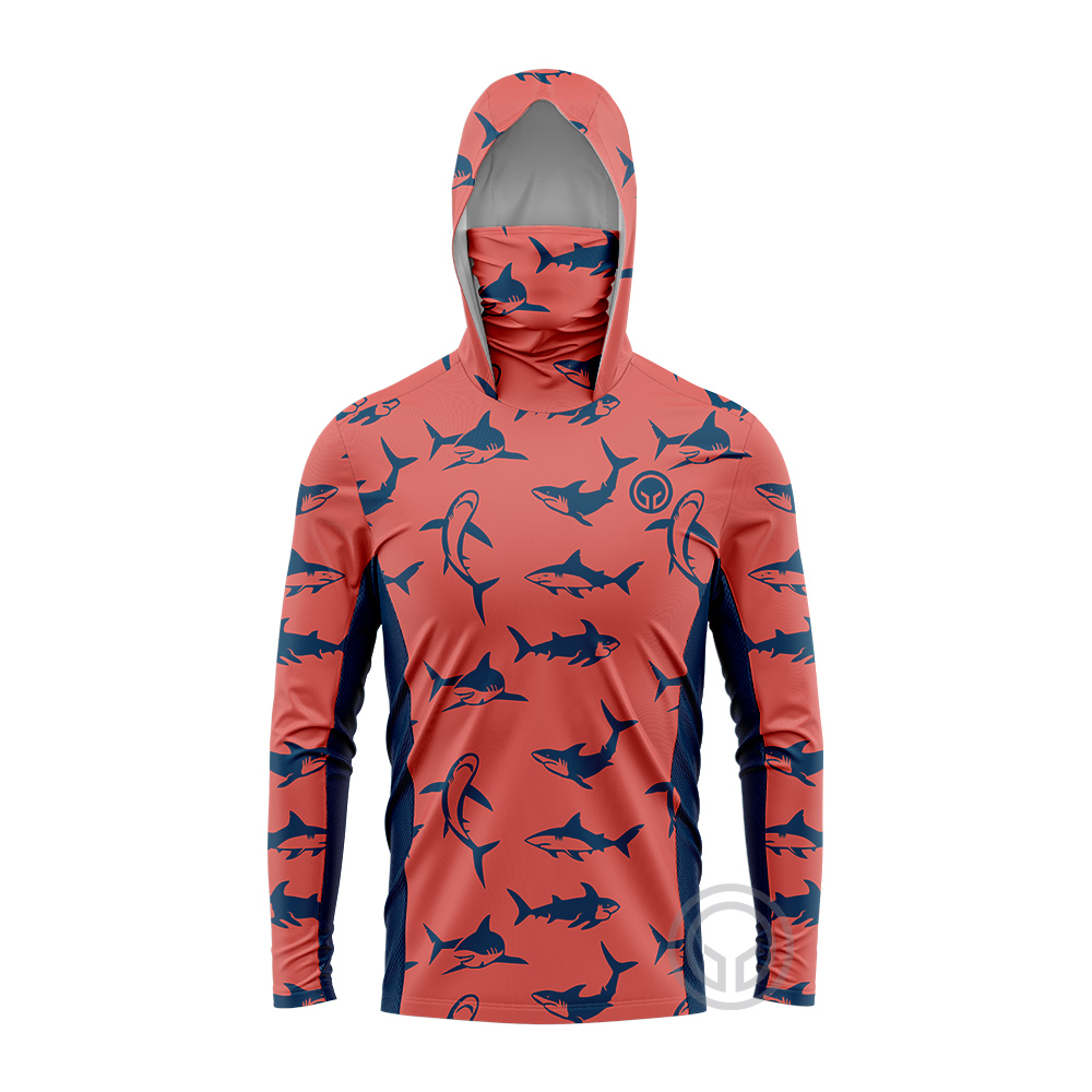 UPF50+ Sun-Protective Men Fish - Fishing Hoodie recension och pris